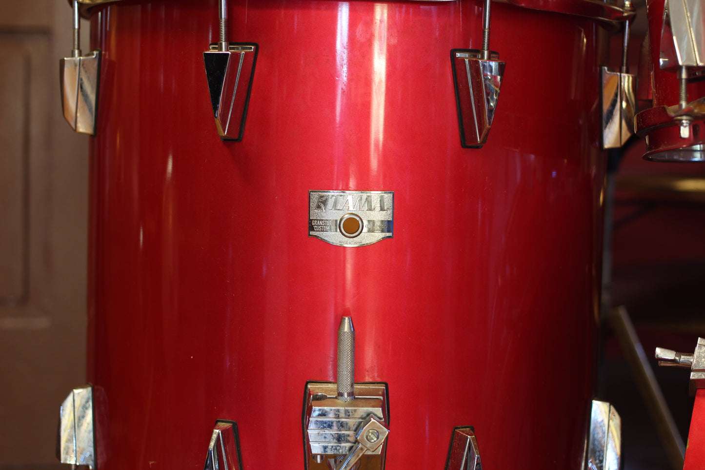 1980's Tama Granstar Custom in Lip Stick Red 16x22 16x16 12x13 11x12 10x10