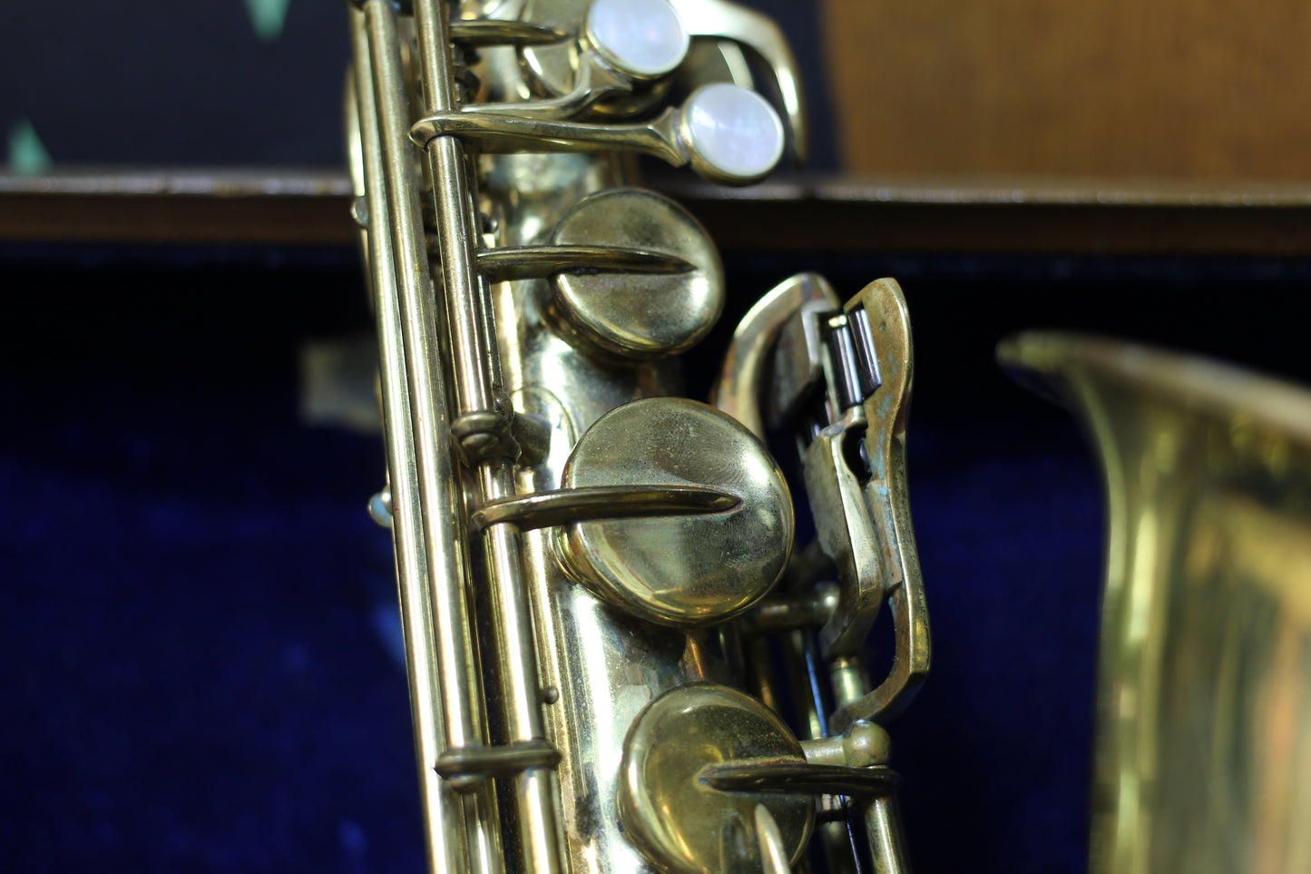 1940's Elkhart by Buescher Tenor Saxophone Serial # 30114