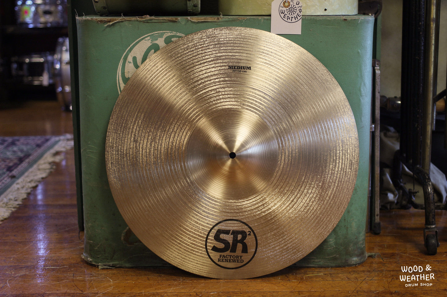 Used Sabian 20" SR2 Medium Ride Cymbal 2530g