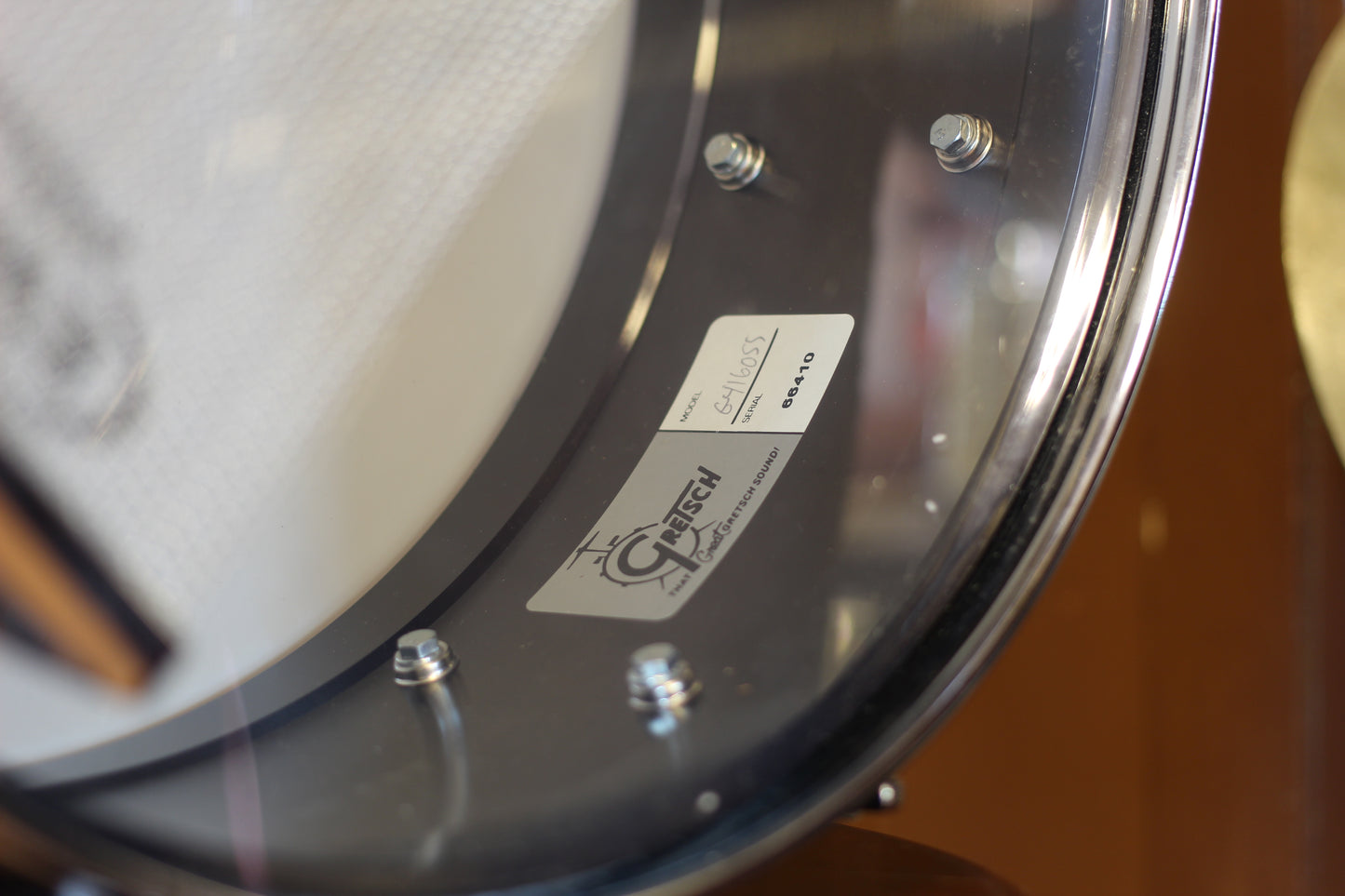 Used Gretsch Solid Steel 5"x14" Snare Drum