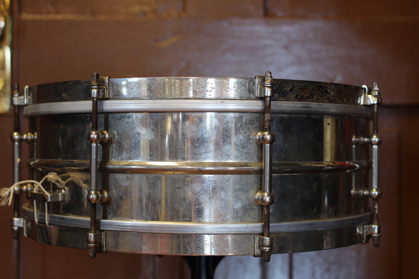 1930's Leedy Reliance All Metal Snare Drum 5"x14"