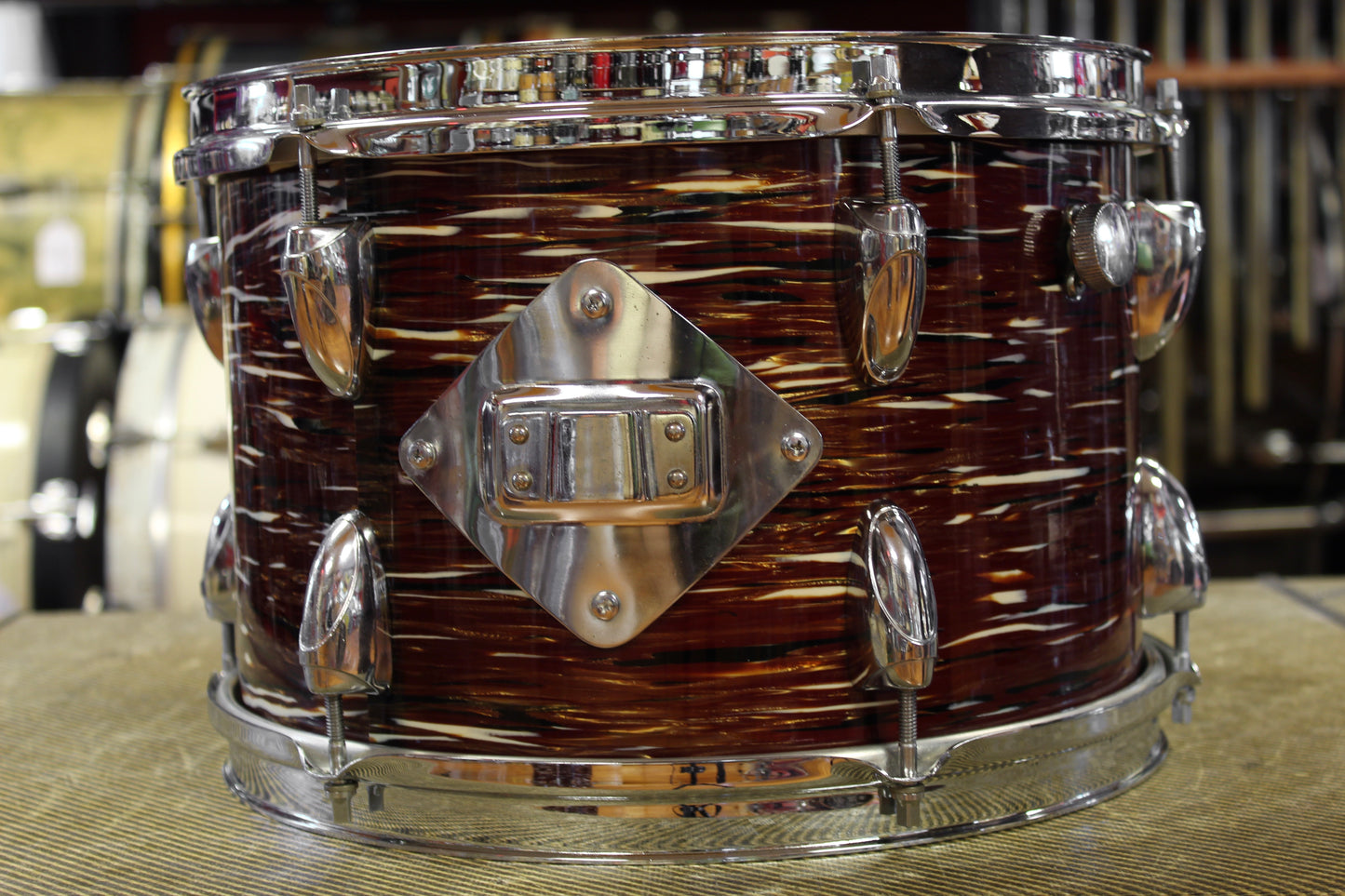 1960's Yamaha D-20 Drum Set in Brown Willow 14x20 14x14 5x14 8x12