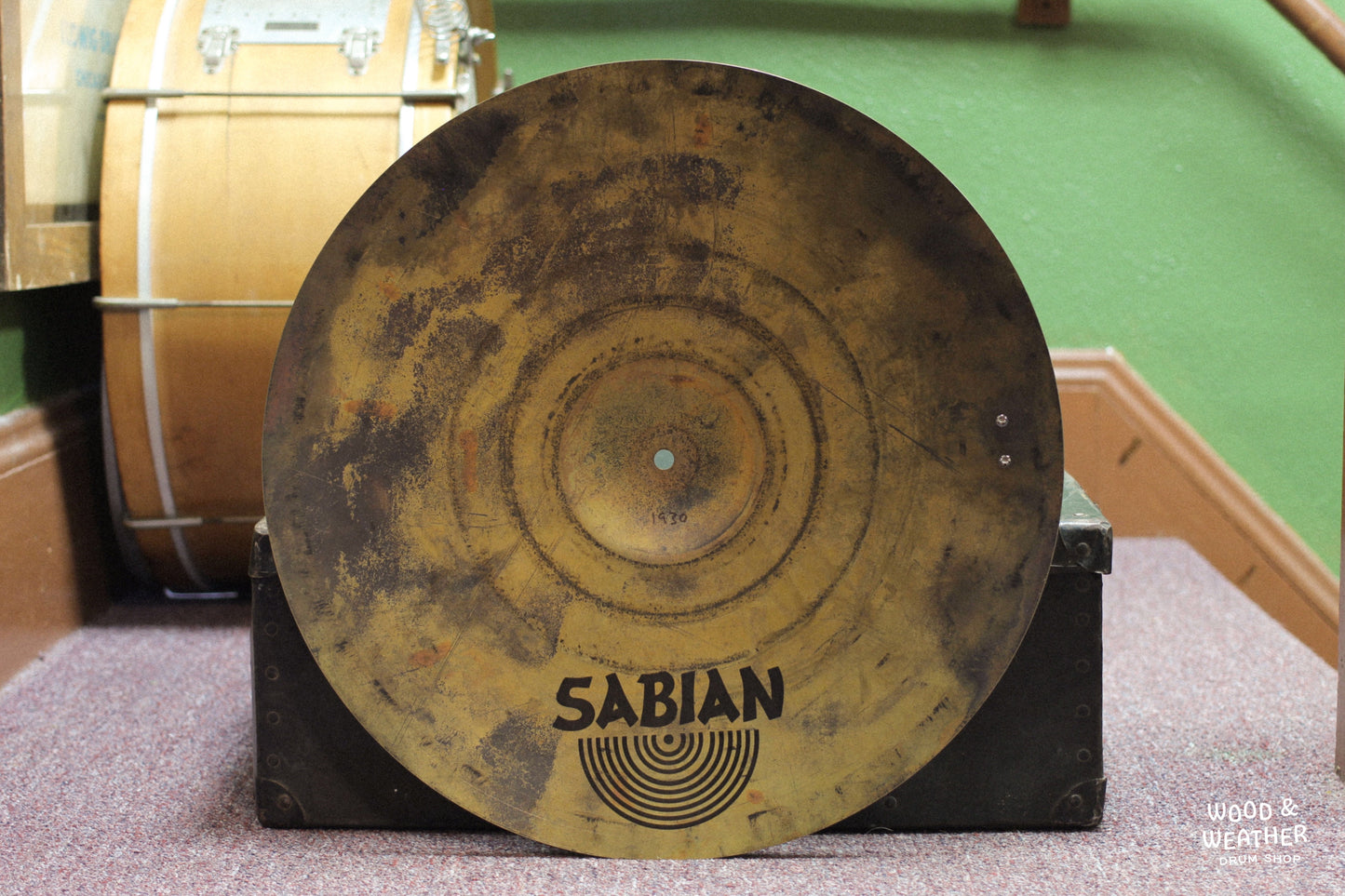 Used Sabian 20" AA Raw Ride w/ Rivets 1930g