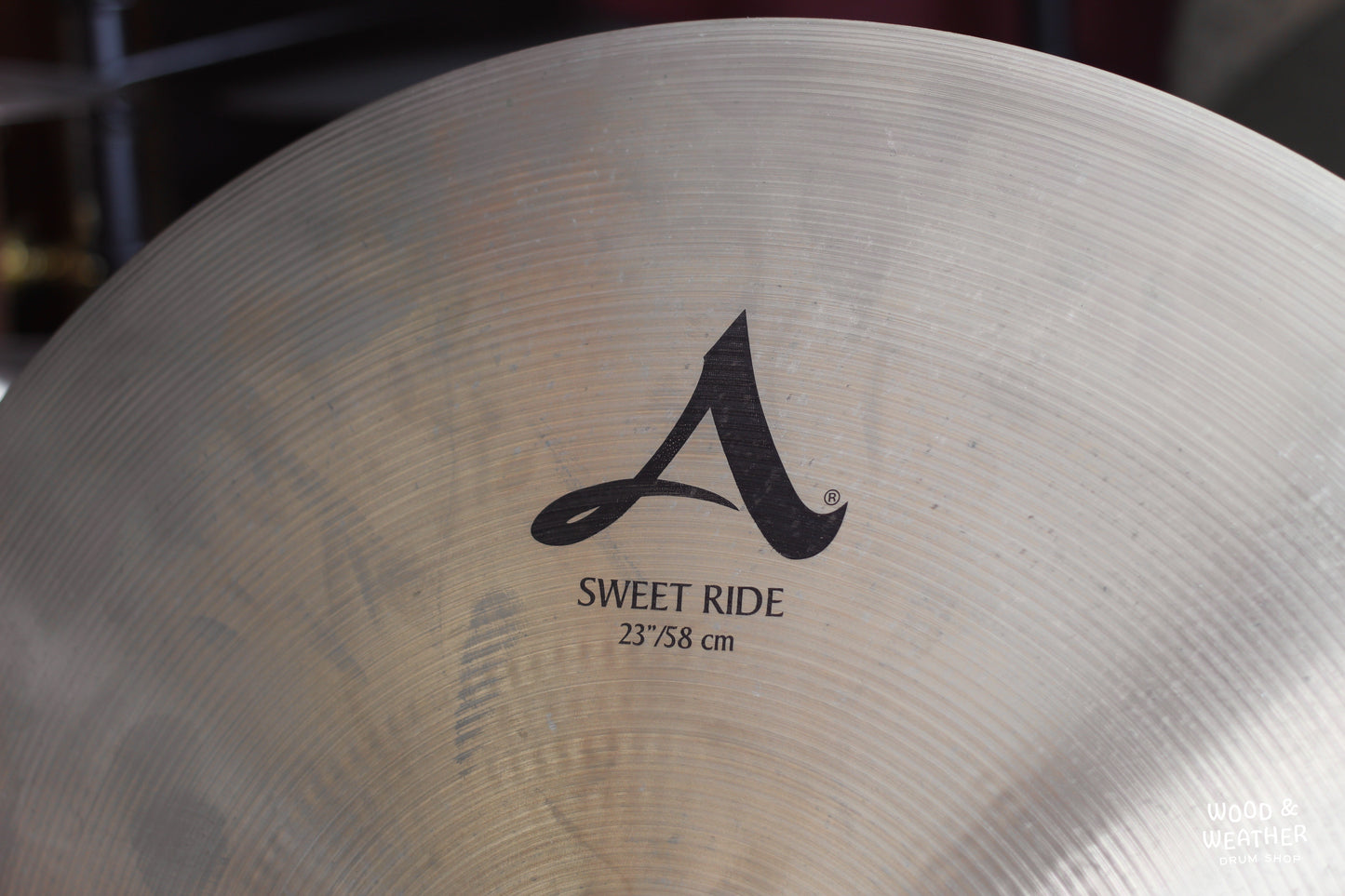 Used Zildjian 23" A Sweet Ride Cymbal 2970g
