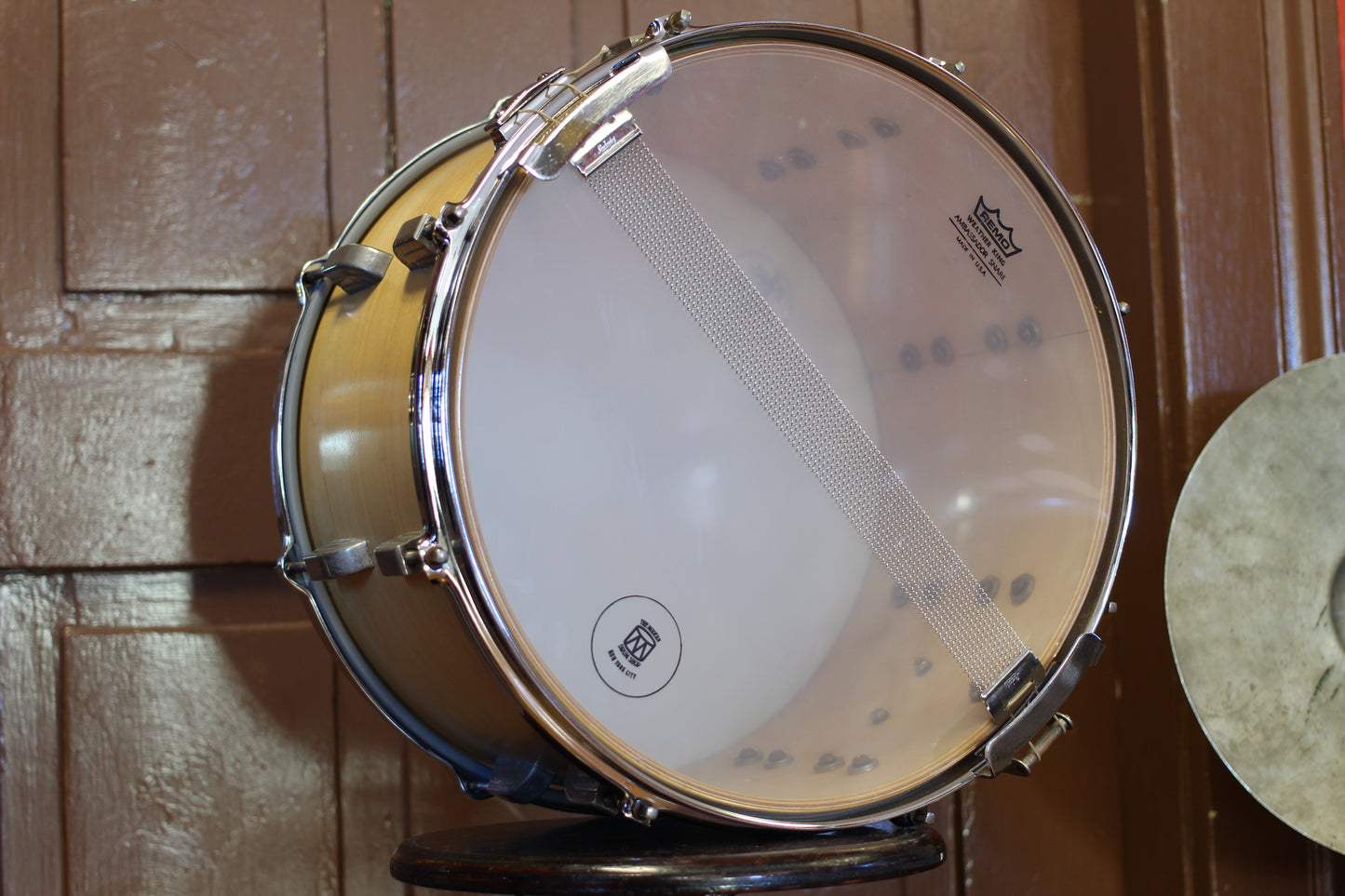 Modern Drum Shop Custom Snare Drum 8"x14" in Natural Maple