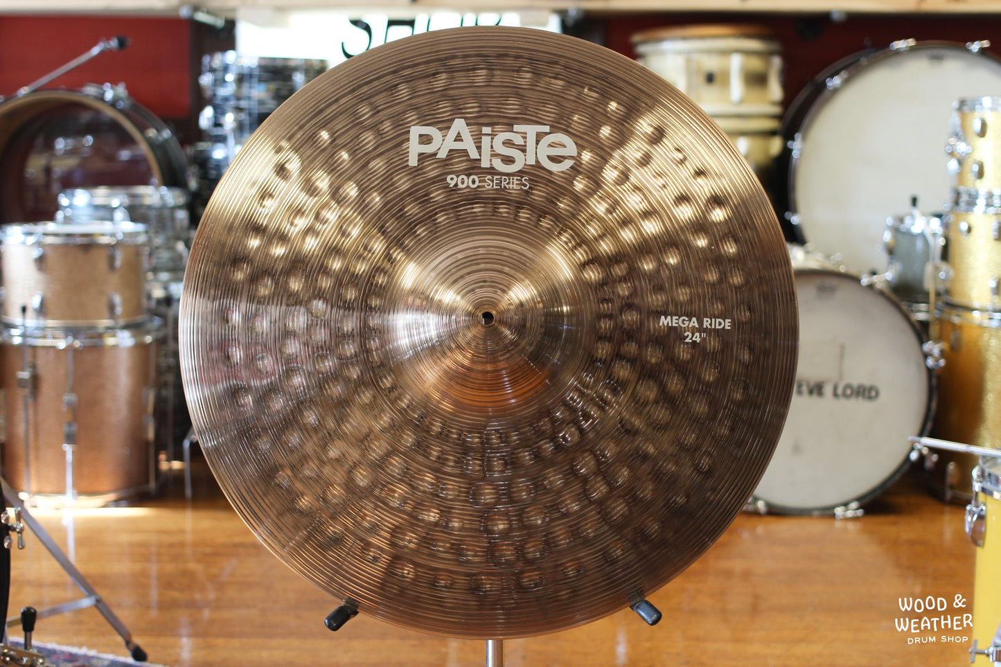 Used Paiste 24" 900 Series Mega Bell Ride Cymbal 4128g