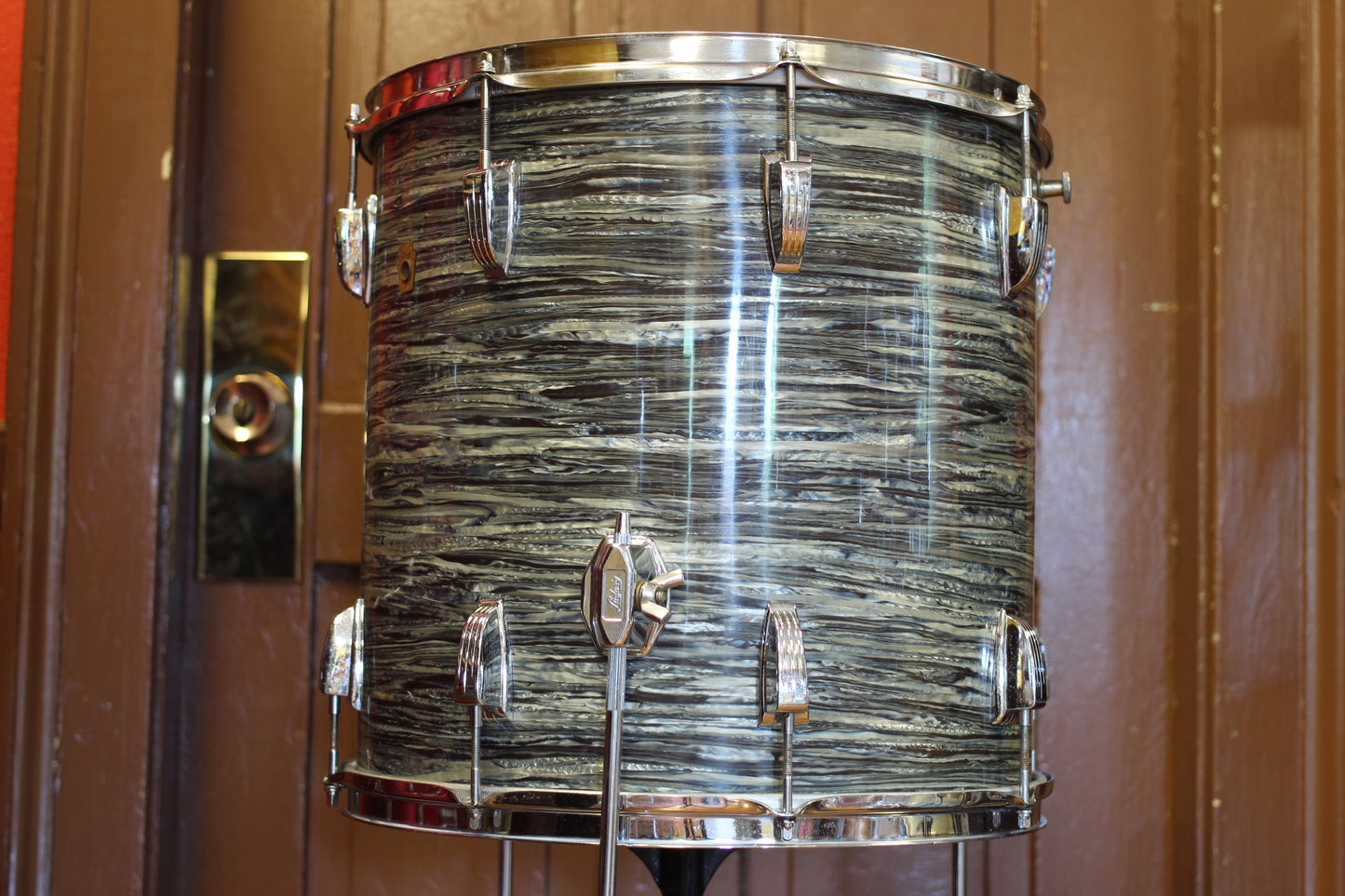 1960's Ludwig 'New Yorker' in Oyster Blue Pearl 12x22 16x16 9x13