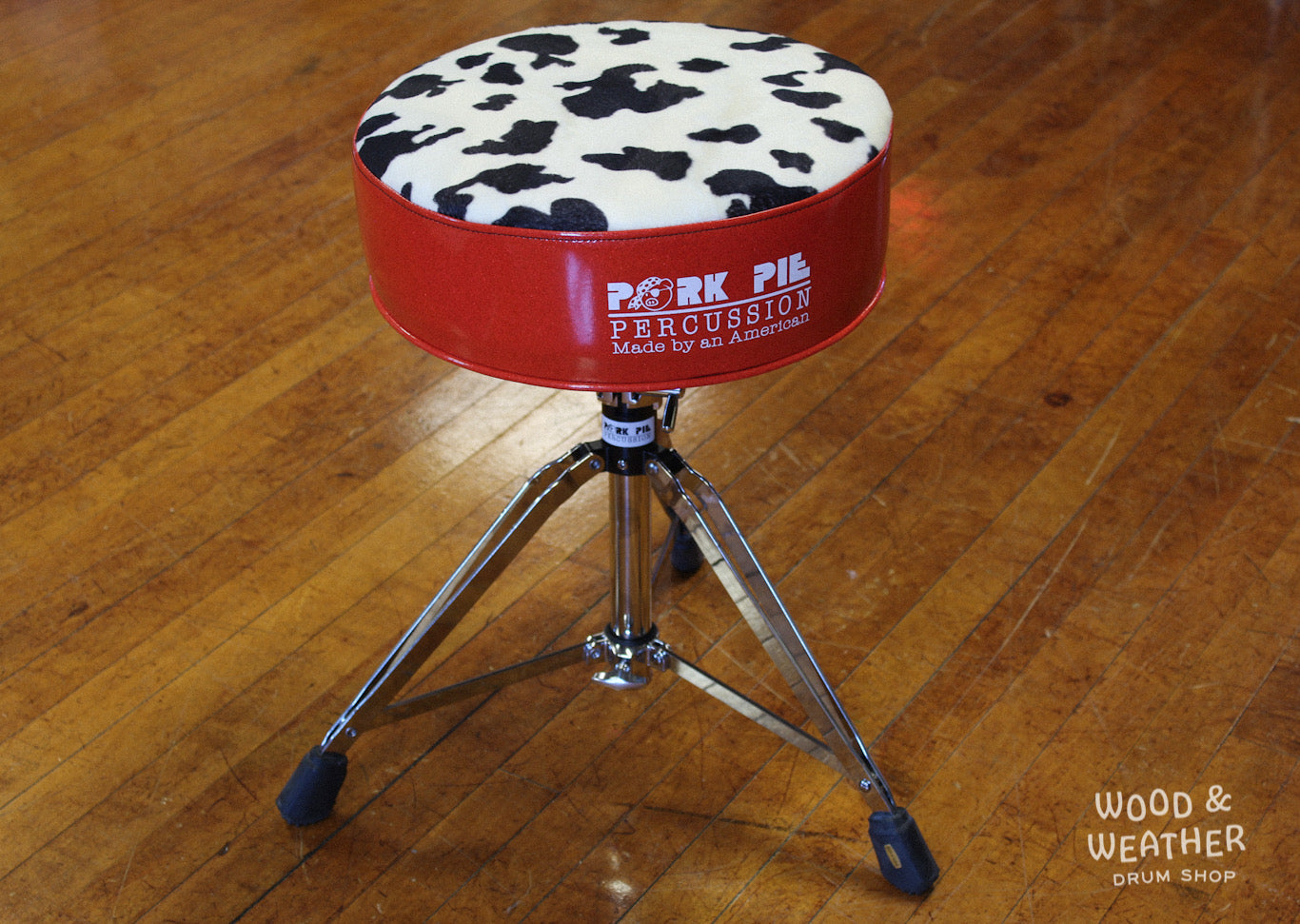 Pork Pie Percussion Round Drum Throne