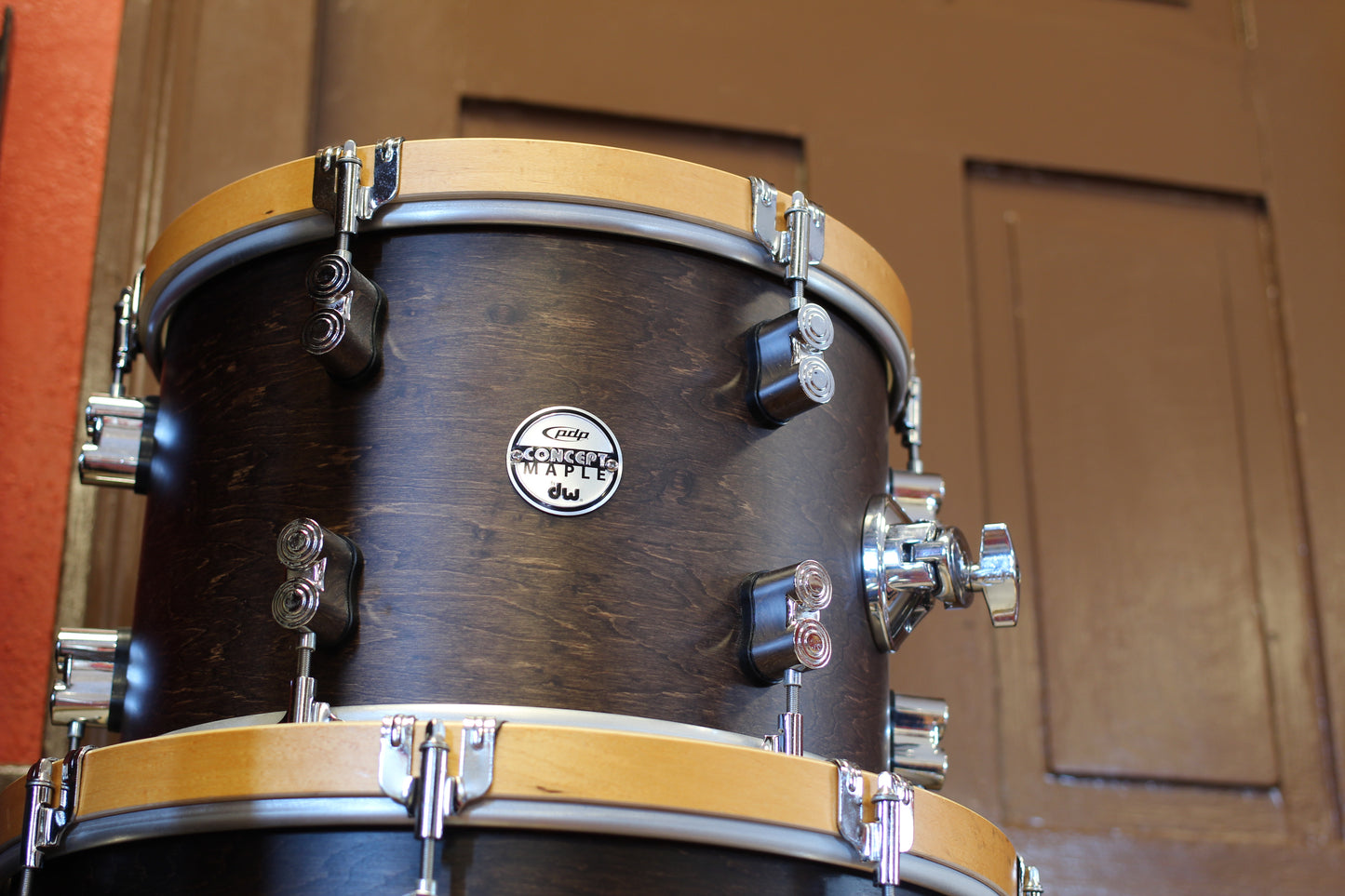 Used PDP Classic Concept Maple in Satin Walnut 16x22 16x16 9x13