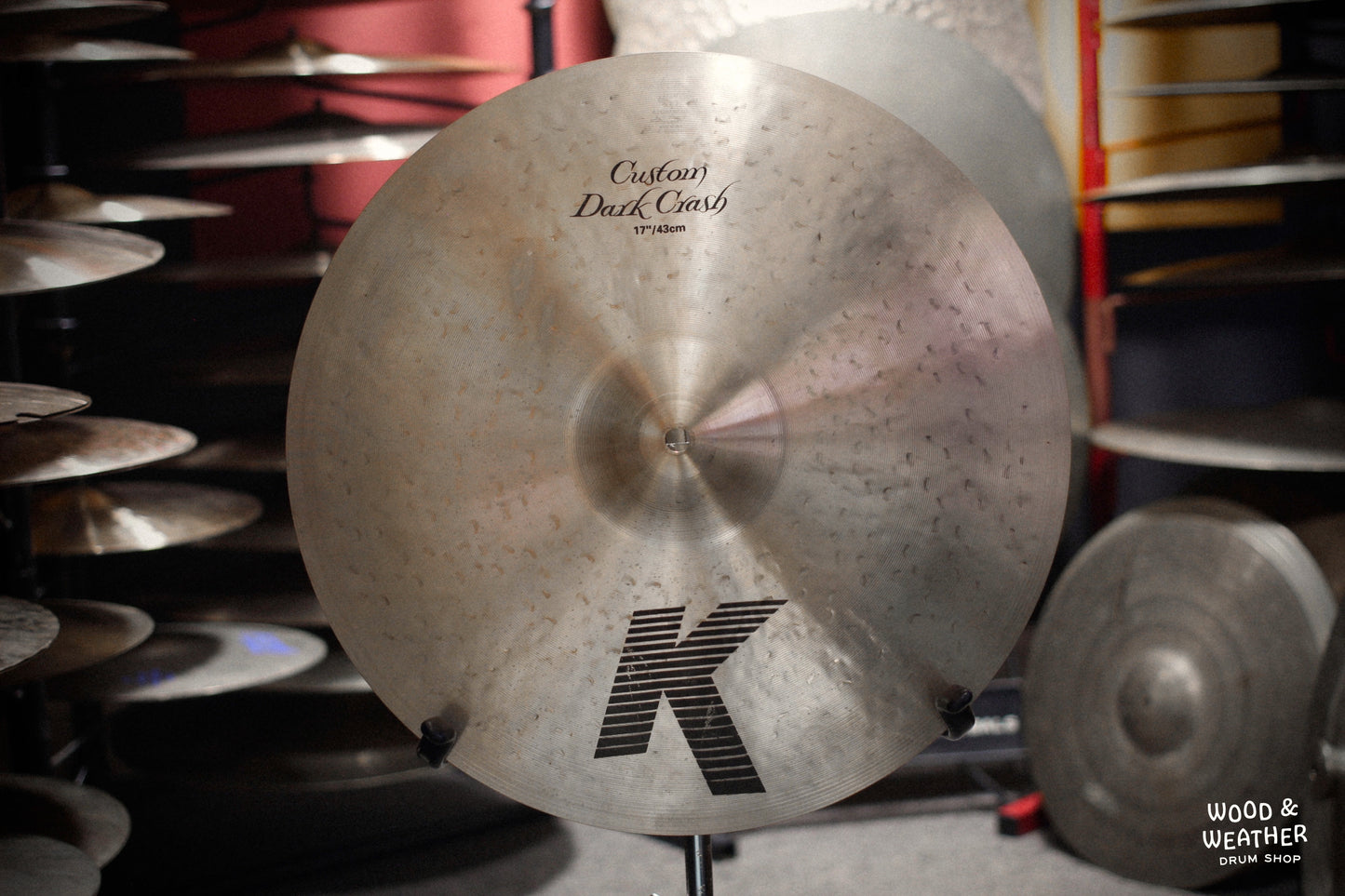 1995 Zildjian 17" K Custom Dark Crash Cymbal 1266g