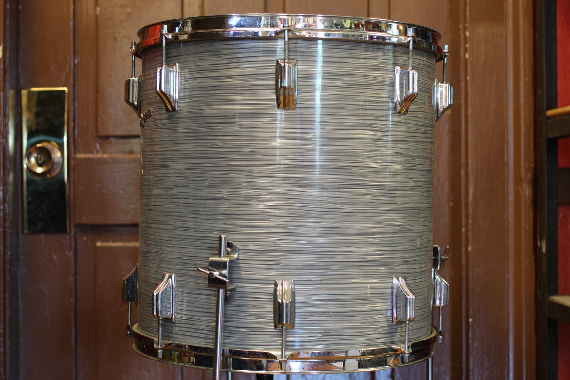 Rogers 'Buddy Rich' Headliner Outfit in Silver Sparkle rustydrums