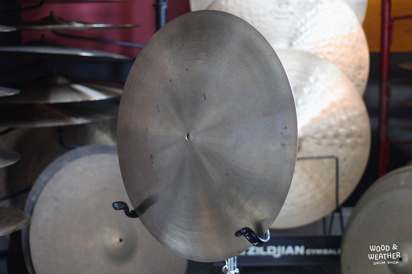 1960s A. Zildjian 16" Flat Ride Cymbal 1280g