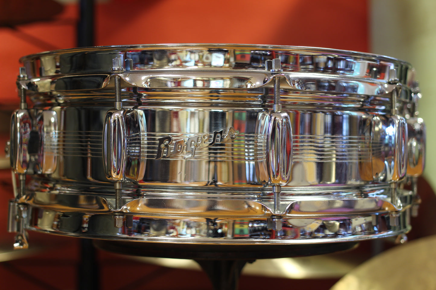 1960's Rogers 5"x14" Dynasonic Snare Drum 7-Line