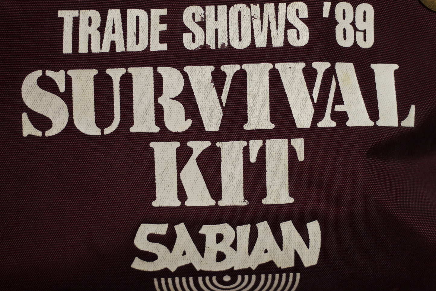 1989 Sabian Trade Shows Survival Kit Duffle Bag