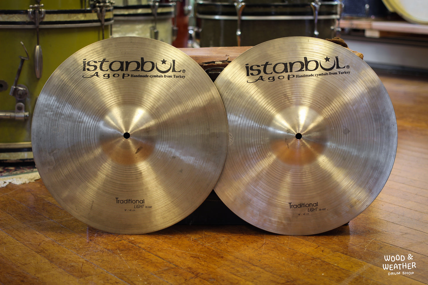 Used Istanbul Agop 16" Traditional Light Hi-Hats 1129/1310g