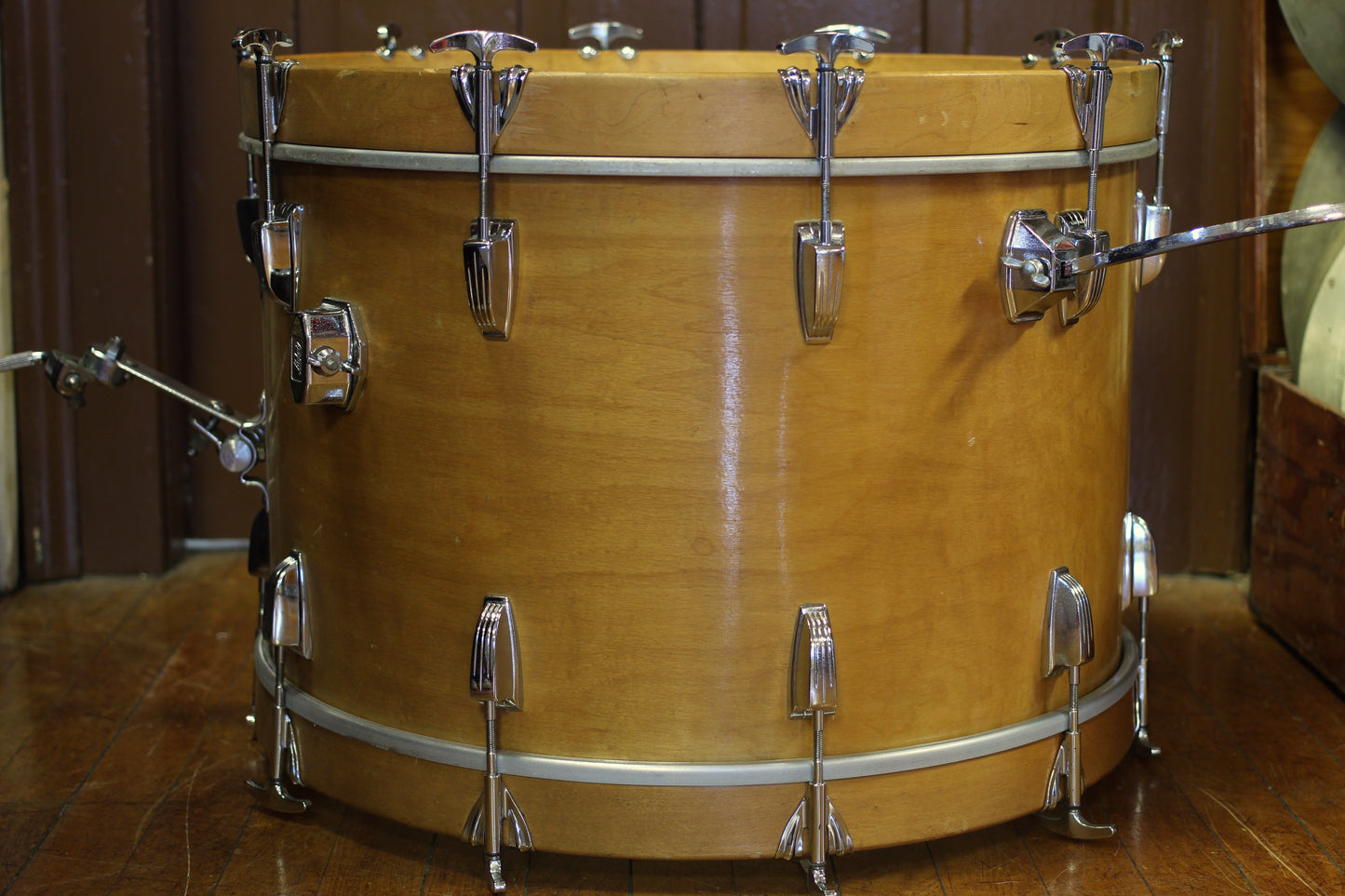 1969 Ludwig Super Big Classic in Natural Thermogloss 14x22 16x18 10x14