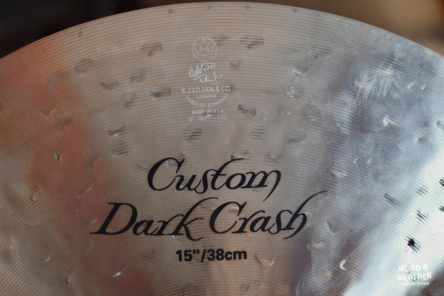 1995 Zildjian 15" K Custom Dark Crash 892g