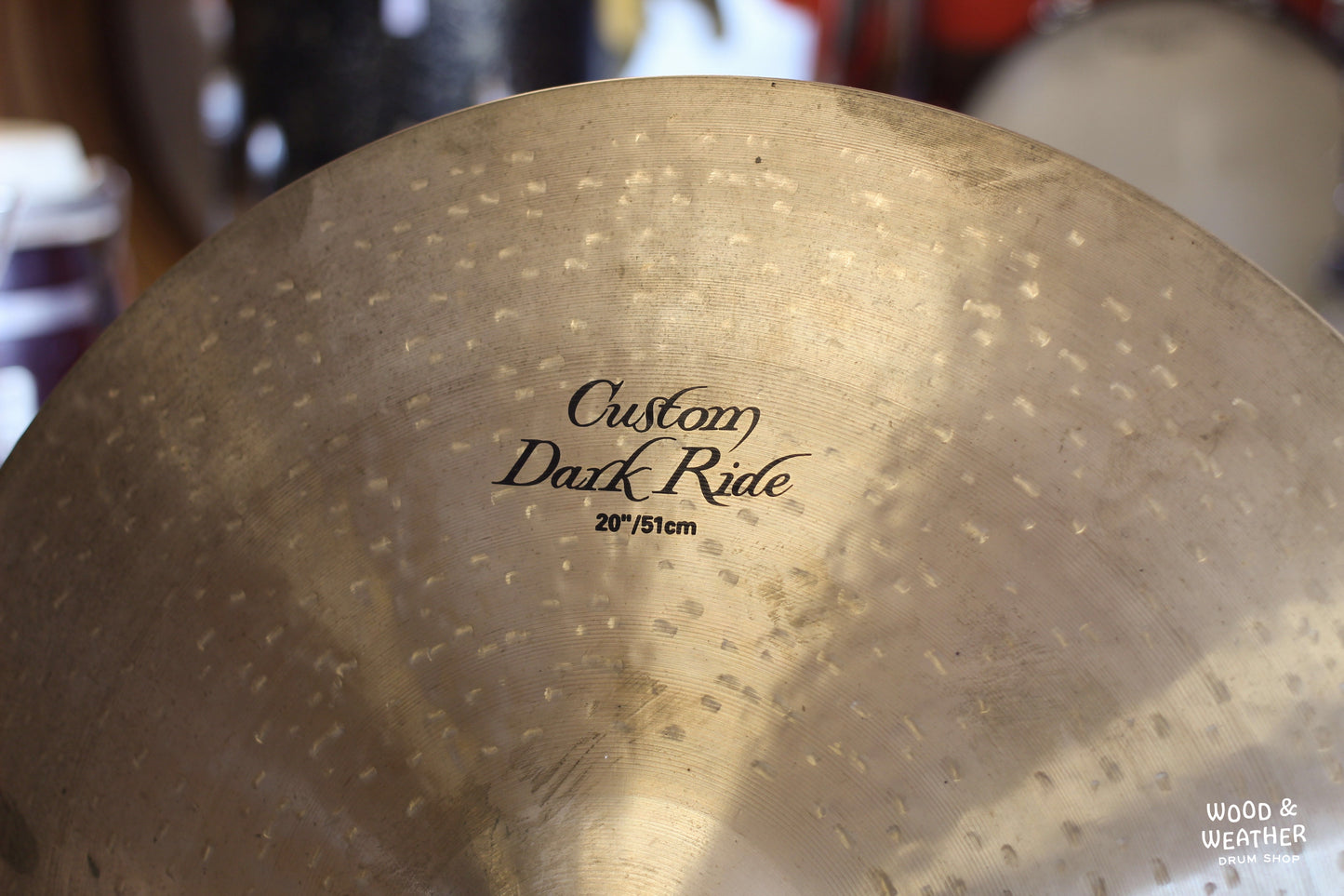 Used Zildjian 20" K Custom Dark Ride Cymbal 2160g