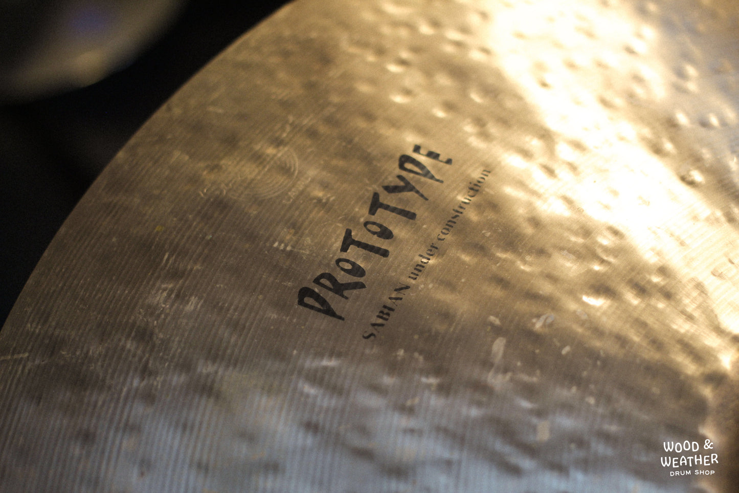 Used Sabian 20" Prototype HHX Raw Bell Dry Ride Cymbal 1785g