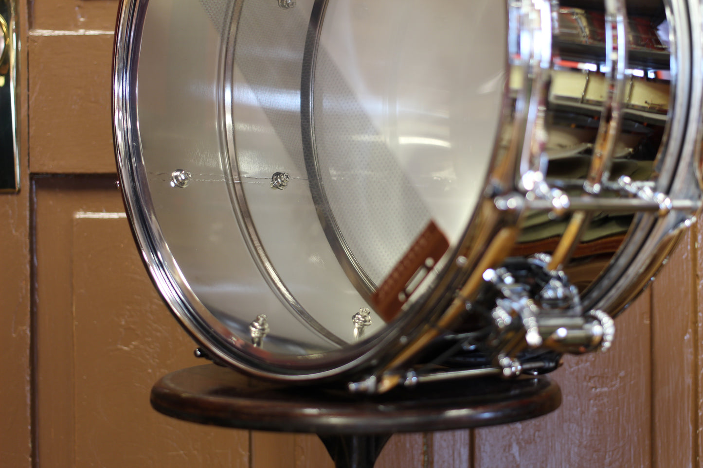 Standard Drum Company 6.5"x14" Chrome over Brass Snare Drum