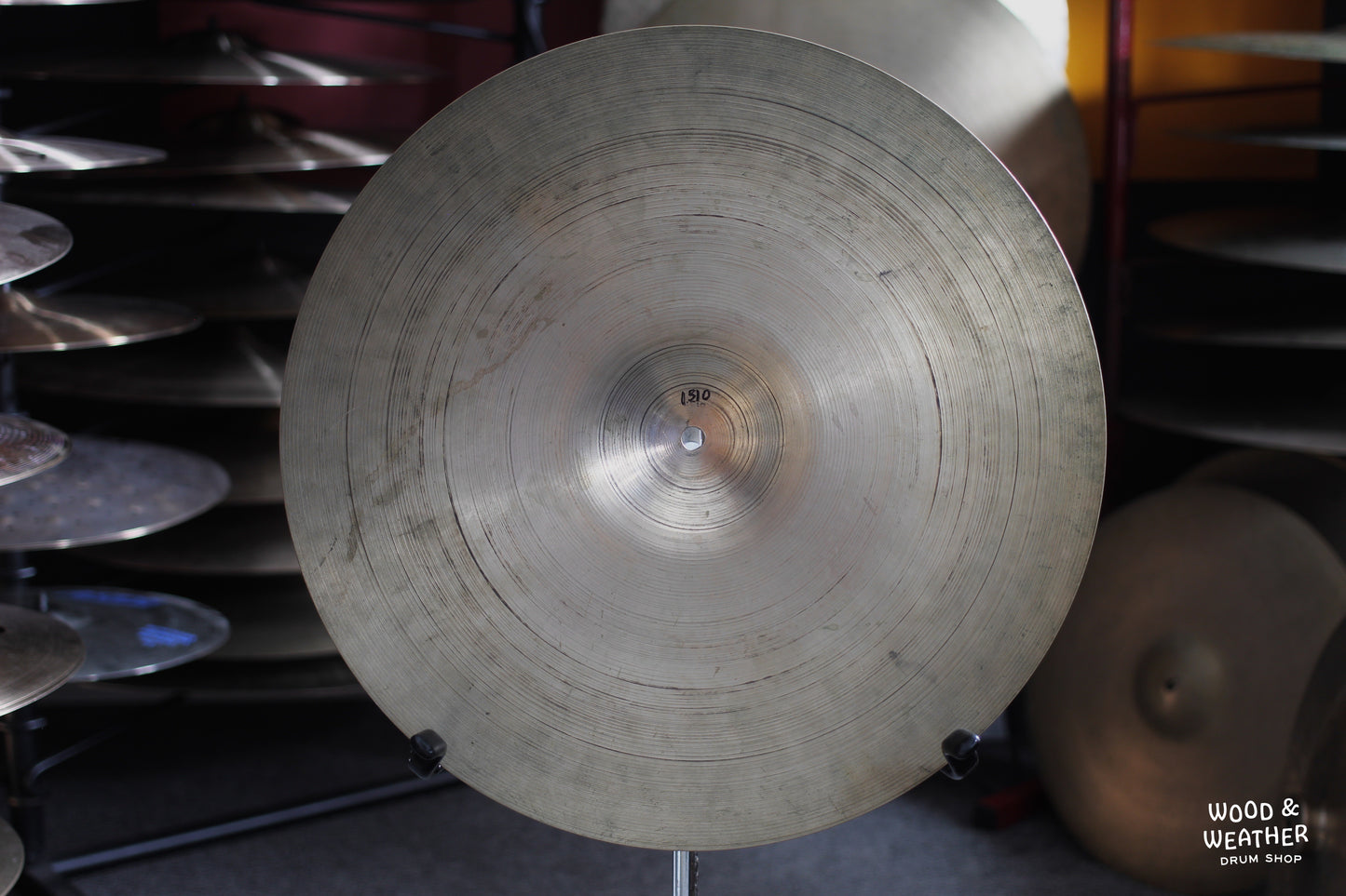 1960s A. Zildjian 18" Crash Cymbal 1510g