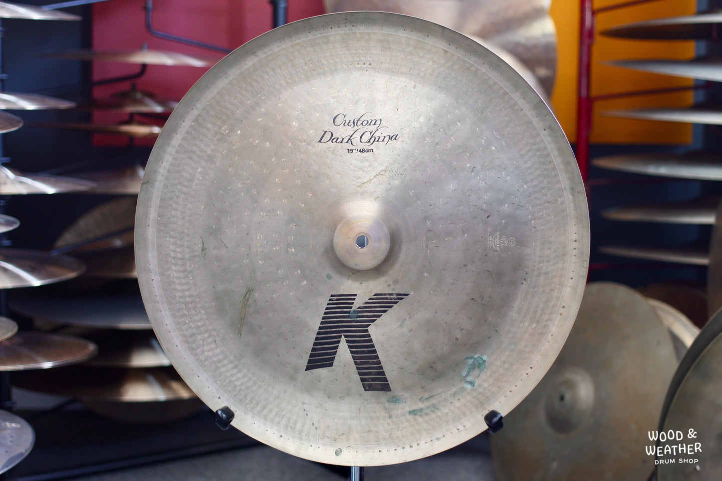 Used Zildjian 19" K Custom Dark China Cymbal 1490g