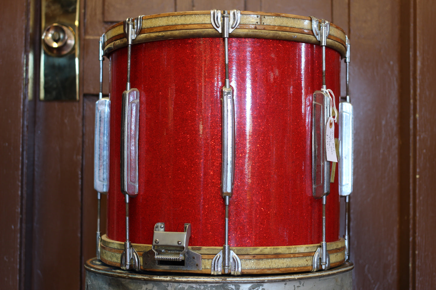 1940's WFL Concert-Parade 12"x16" Snare Drum in Sparkling Red w/ CM Decal