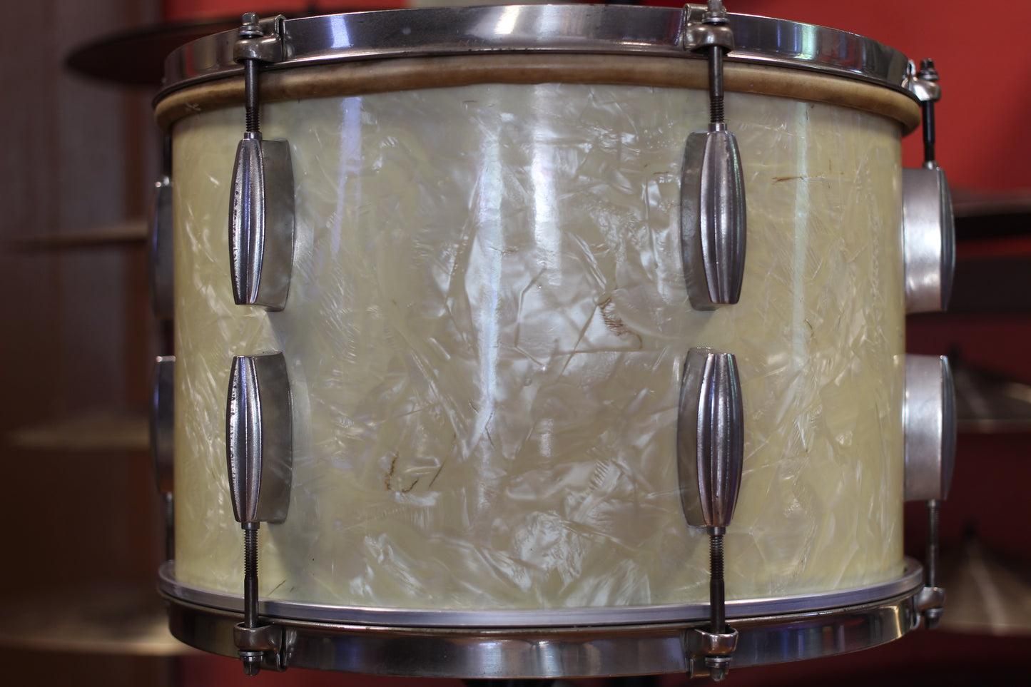 1940's Slingerland Radioking Gene Krupa Deluxe in Marine Pearl 14x26 16x16 9x13