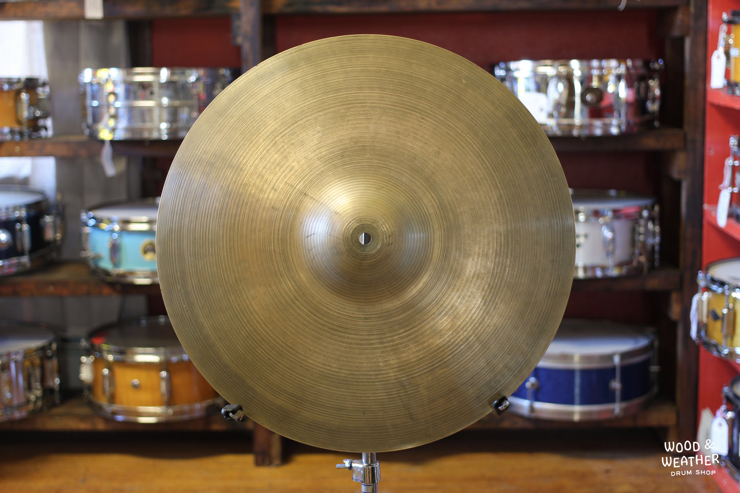 1960s A. Zildjian 18" Thin Crash Cymbal 1515g