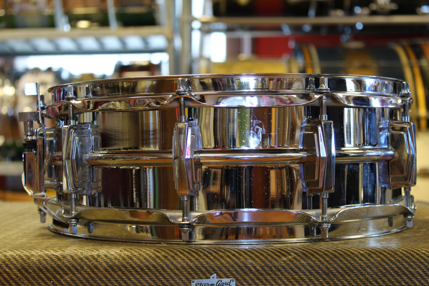 1980's Ludwig LM400 5"x14" Supraphonic Snare Drum Serial #3002870