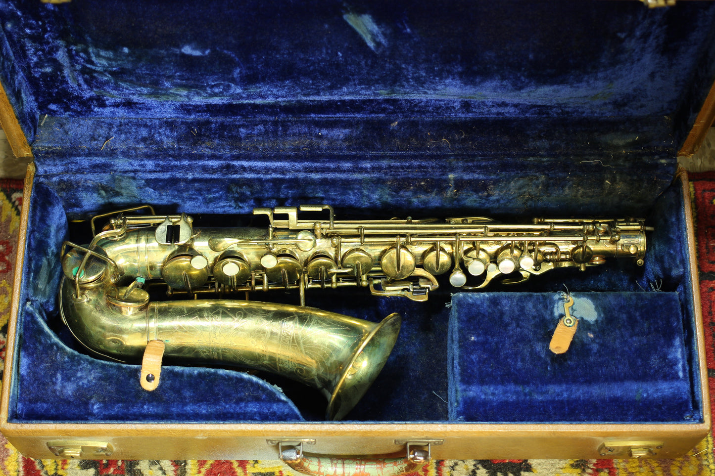 1940's Elkhart by Buescher Tenor Saxophone Serial # 30114