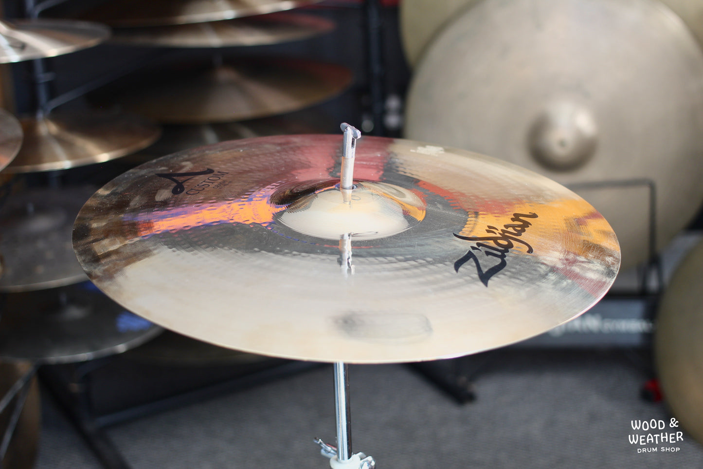 Used Zildjian 16" A Custom Crash Cymbal 995g