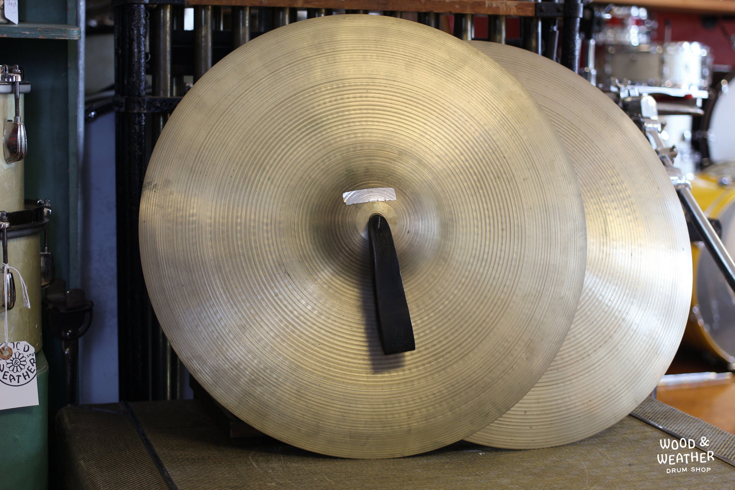 1970s A. Zildjian 20" Symphonic French Concert Crash Cymbals Pair