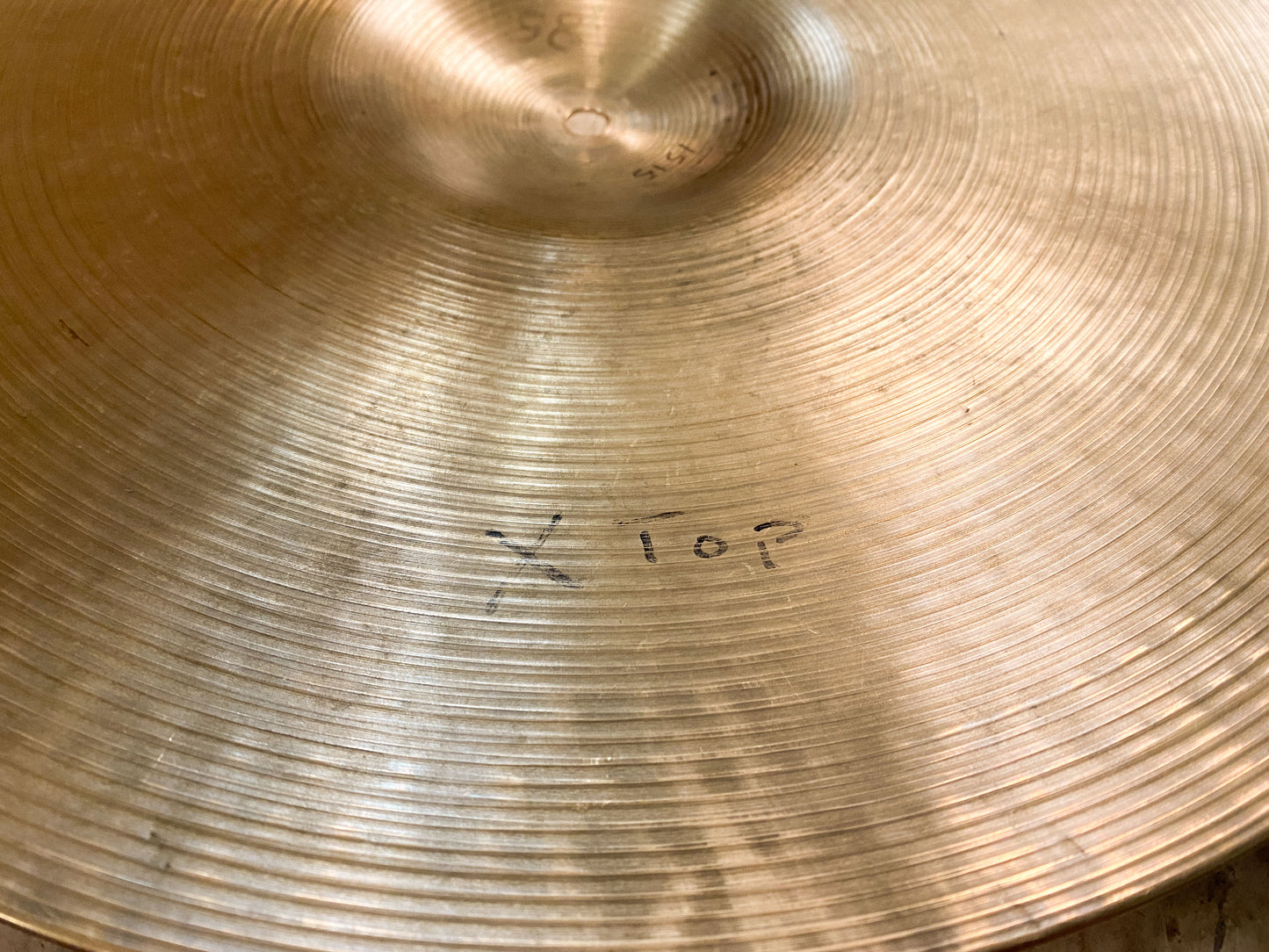 1960s A. Zildjian 18" Thin Crash Cymbal 1515g