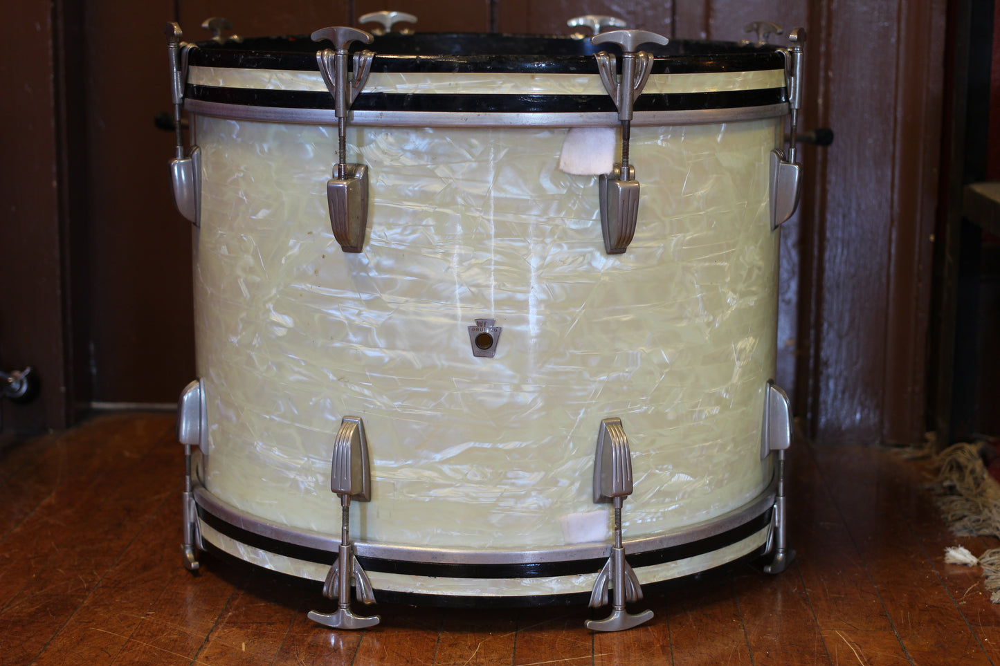 1940's WFL Bass Drum 14"x20" in White Marine Pearl