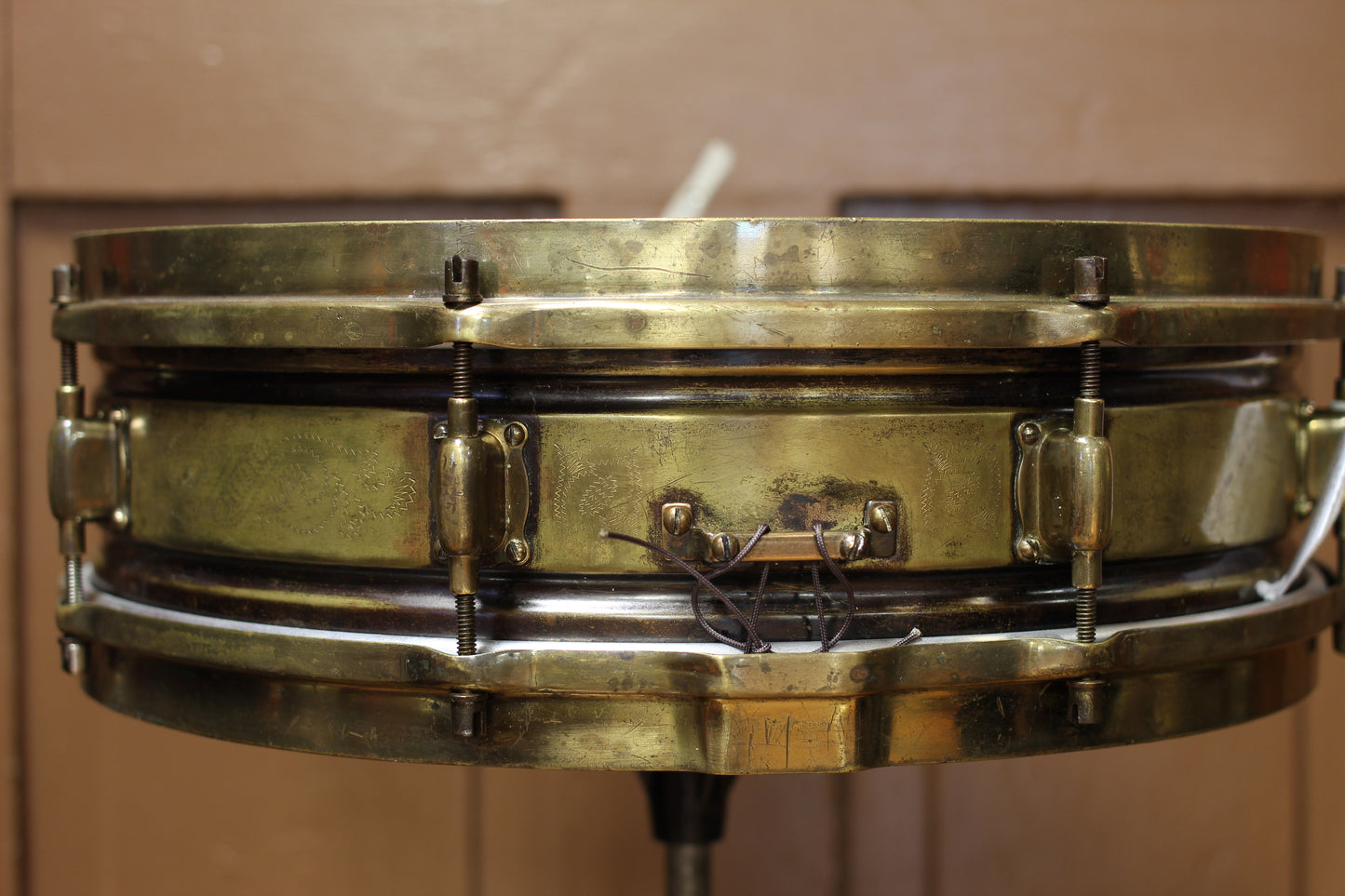 1920's Leedy 4"x14" Black Elite Model Snare Drum