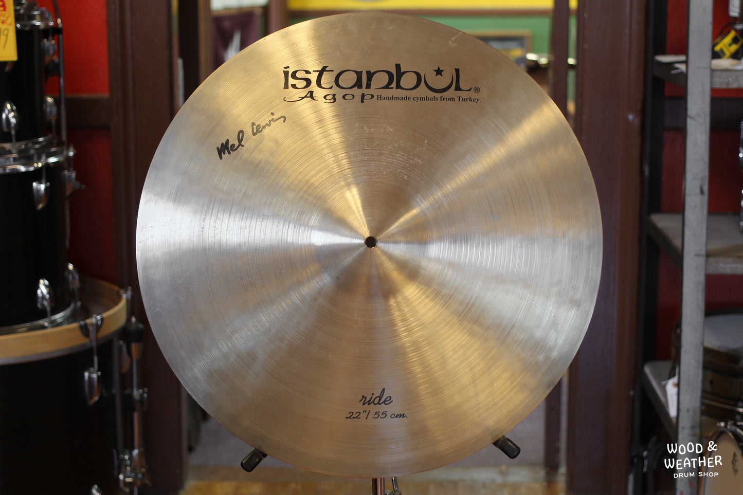 Used Istanbul Agop 22" Mel Lewis Ride Cymbal 2480g