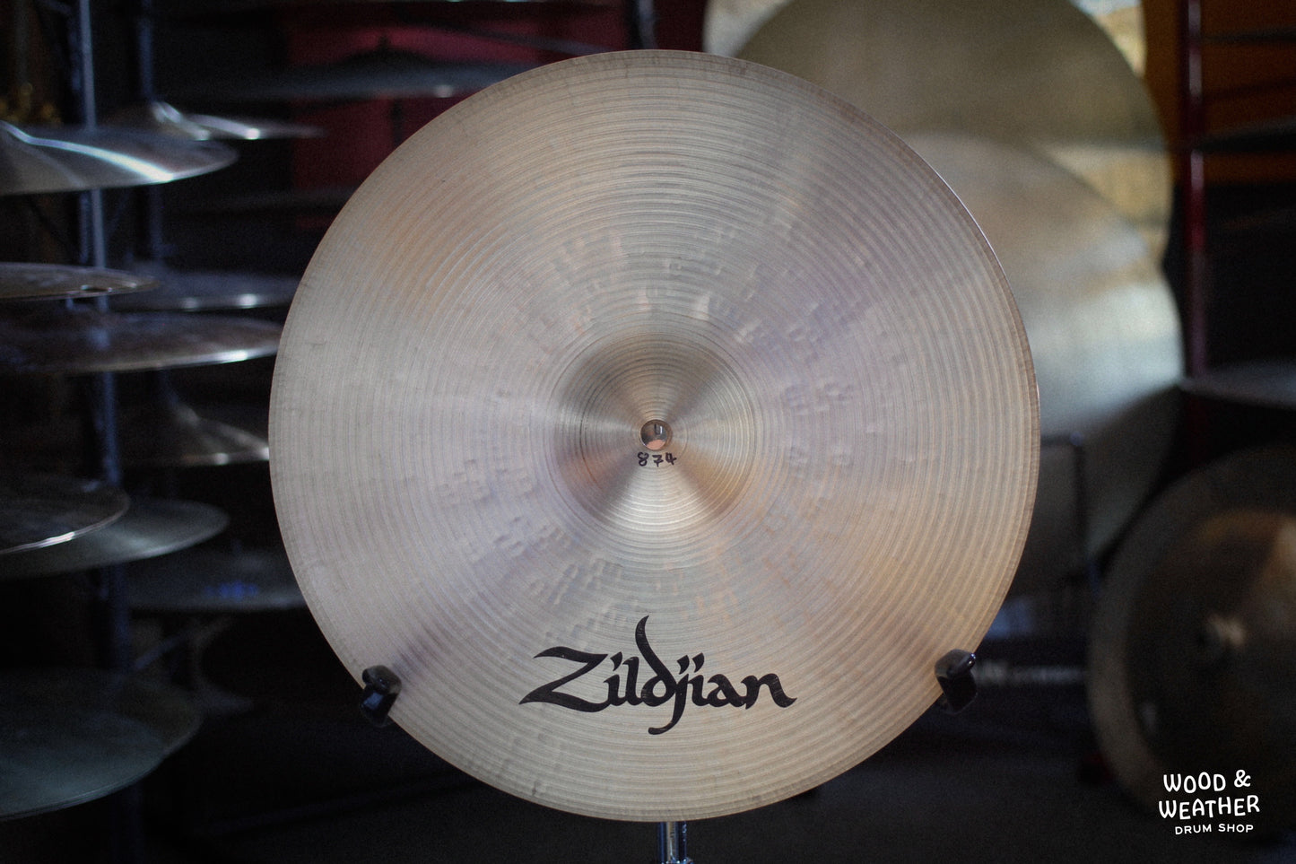 1980s Zildjian 15" K Dark Crash Cymbal 874g