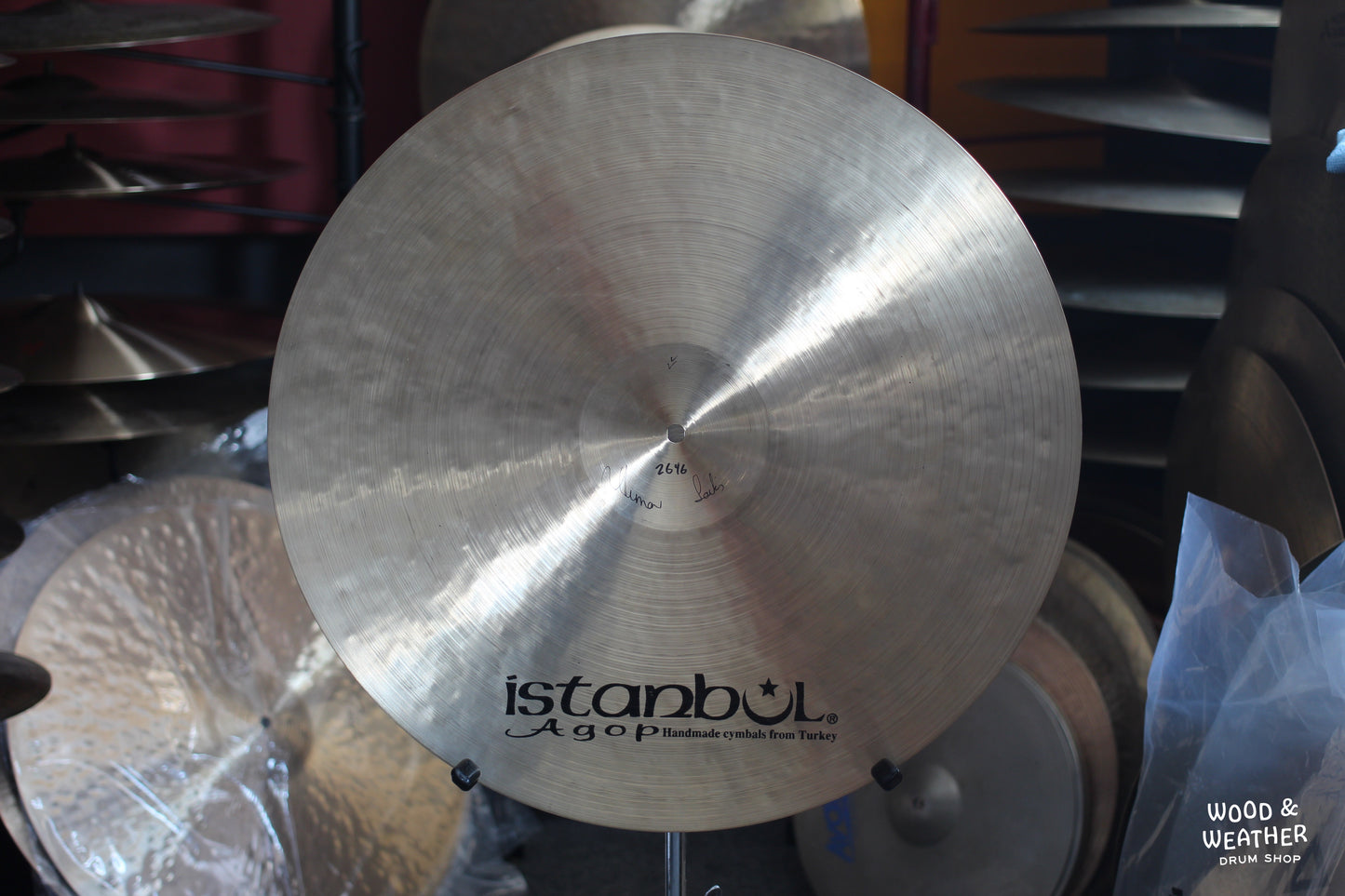 Used Istanbul Agop 22" Special Edition Jazz Ride Cymbal 2646g