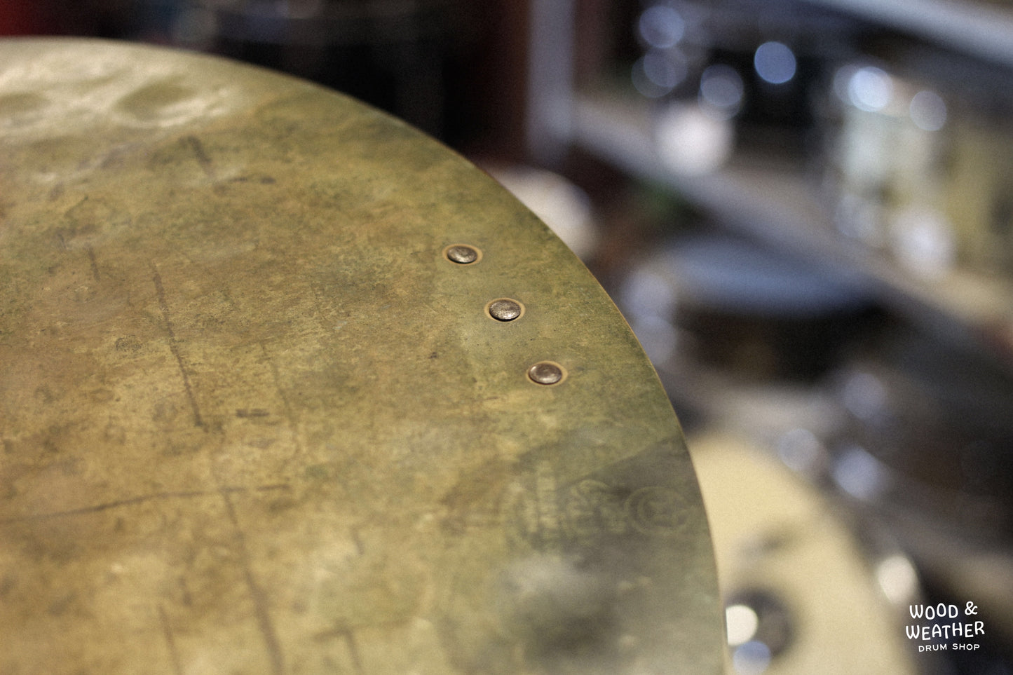 1996 Zildjian 20" K Custom Dry Light Ride Cymbal w/ Rivets 2120g