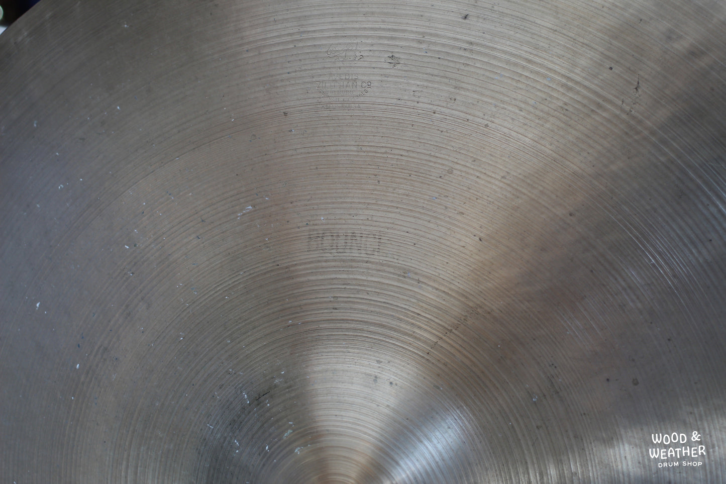 1950s A. Zildjian 20" Small Stamp Bounce Ride Cymbal 1625g