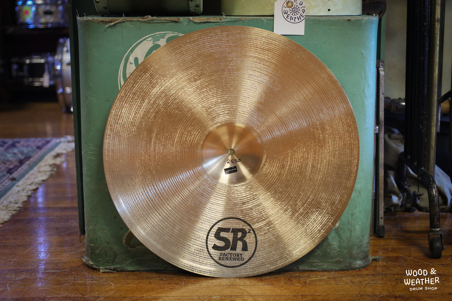 Used Sabian 20" SR2 Medium Ride Cymbal 2530g