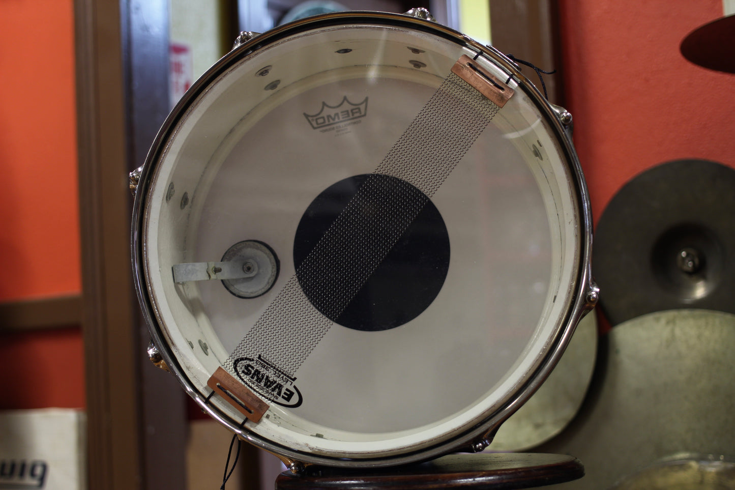 1960's Ludwig Auditorium Model in Black Lacquer 6.5"x14"