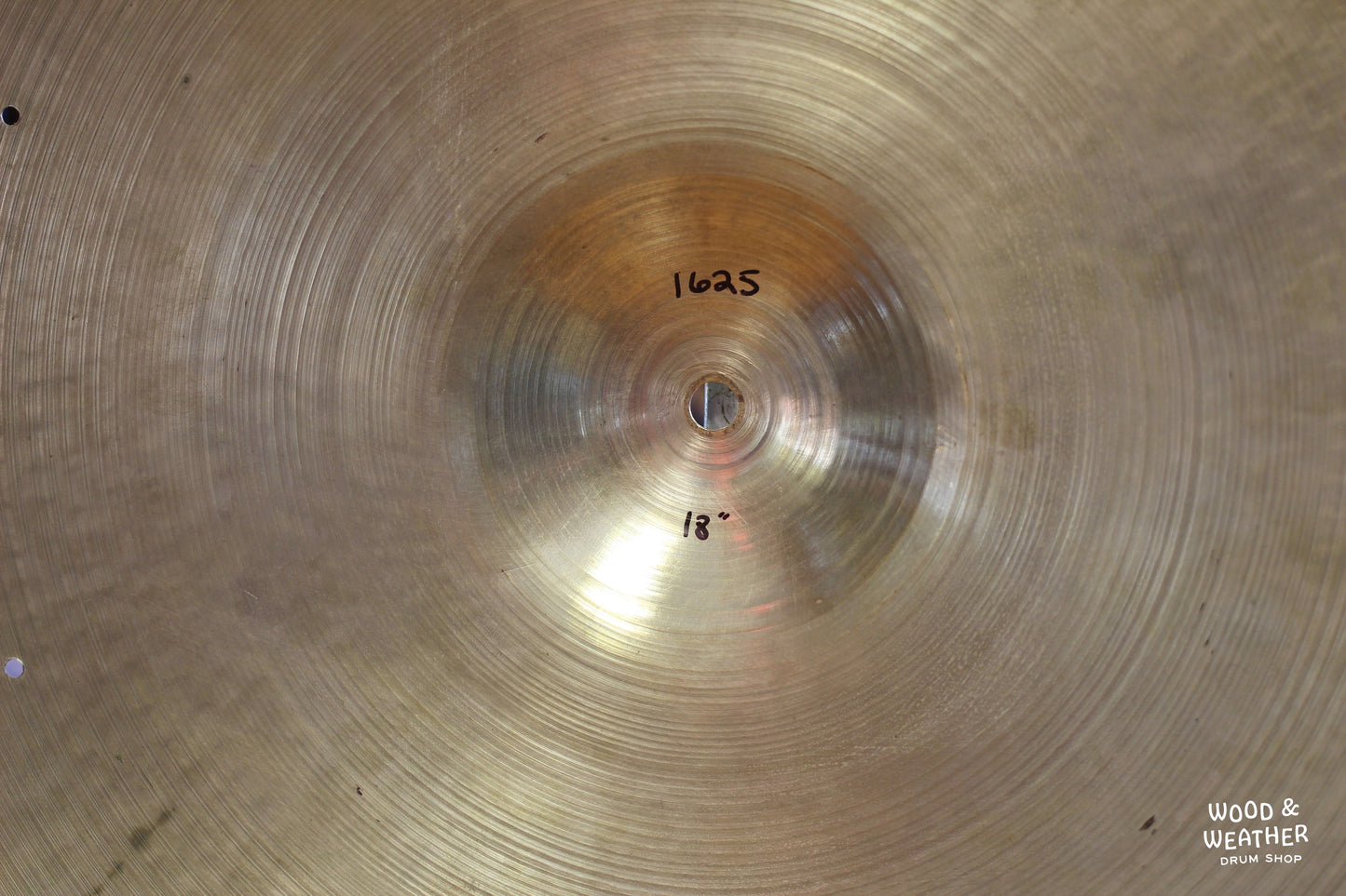 1950s A. Zildjian 18" "Small Stamp" Crash/Ride Cymbal 1625g