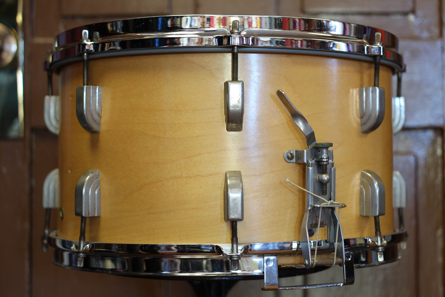 Modern Drum Shop Custom Snare Drum 8"x14" in Natural Maple
