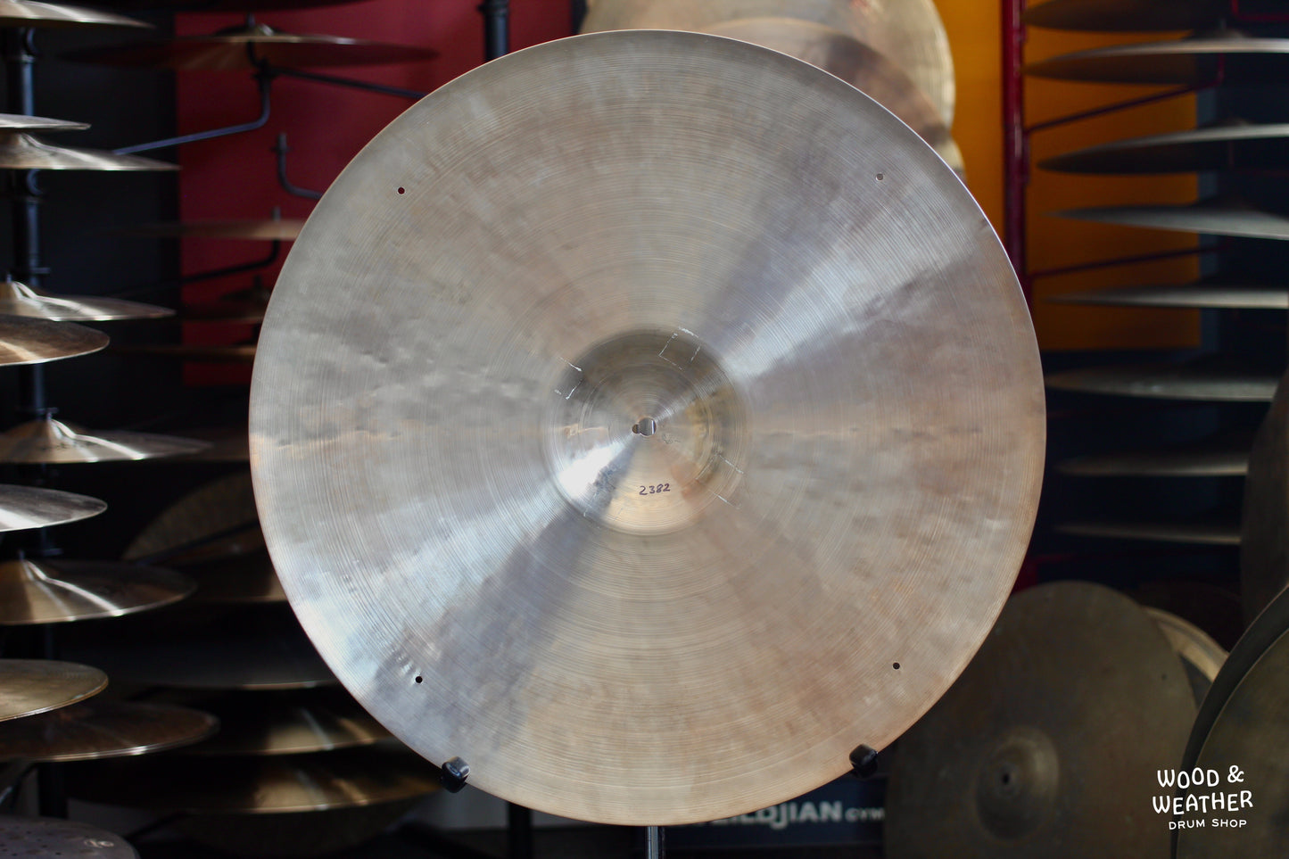 Jesse Simpson Cymbals 60s A. Zildjian 20" Reworked Ride Cymbal 2382g