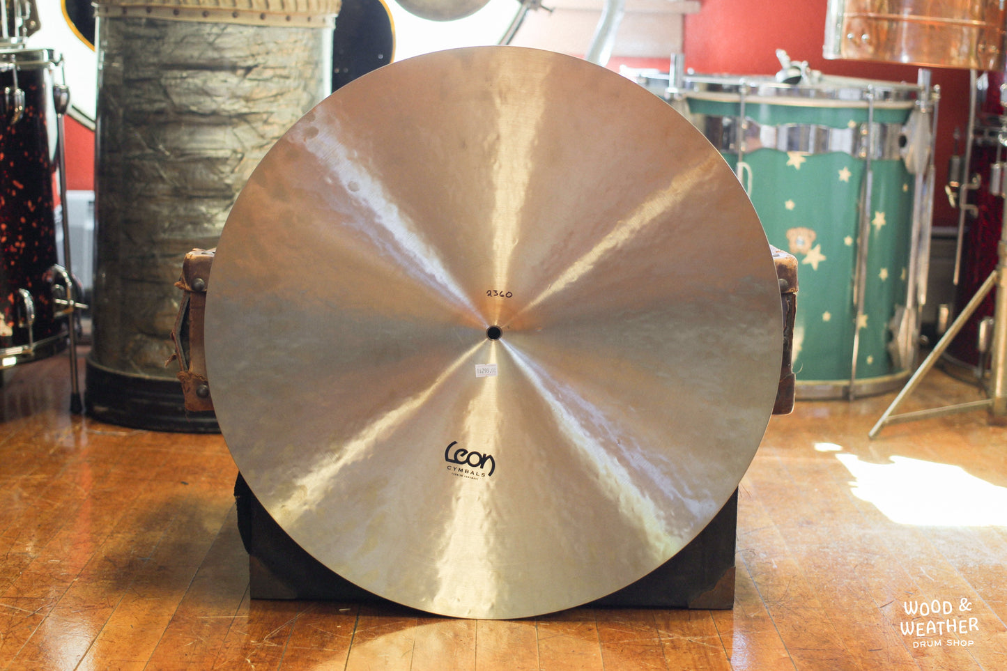 Leon Cymbals 22" Flat Bell Lathed Ride Cymbal 2360g