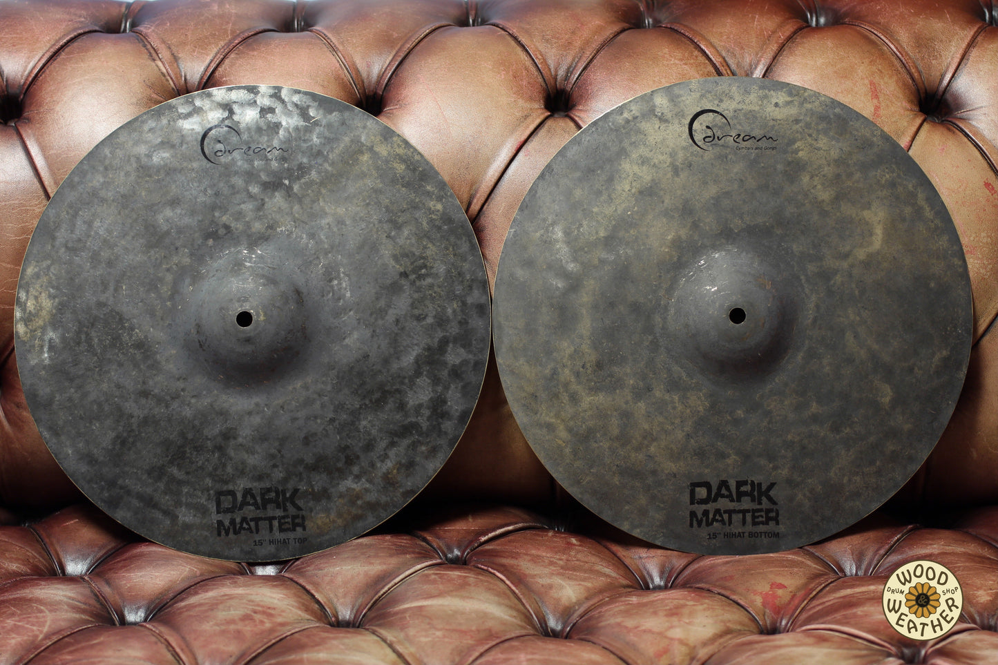 Dream 15" Dark Matter Hi-Hat Cymbals 1360/1505g