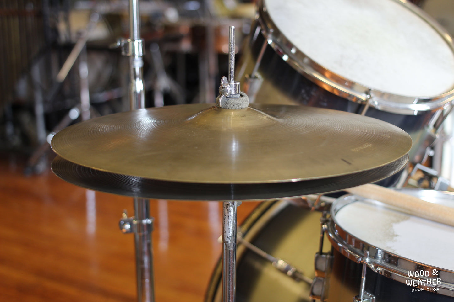 1950s A. Zildjian 15" "Small Stamp" Hi-Hat Cymbals 950/970g