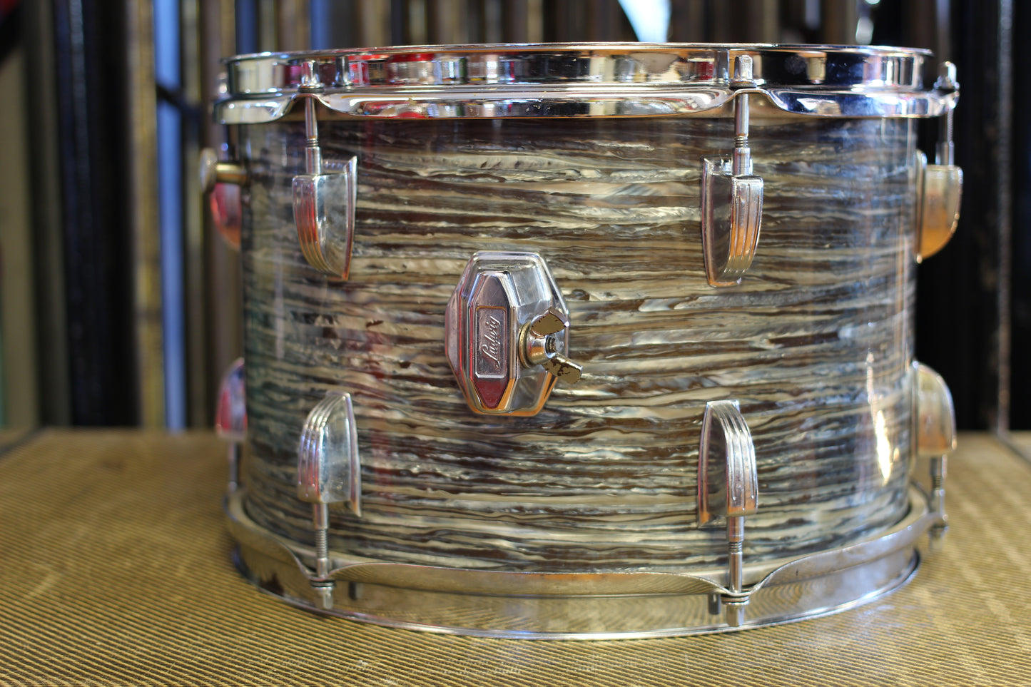 1960's Ludwig Hollywood in Oyster Blue Pearl 14x22 16x16 8x12
